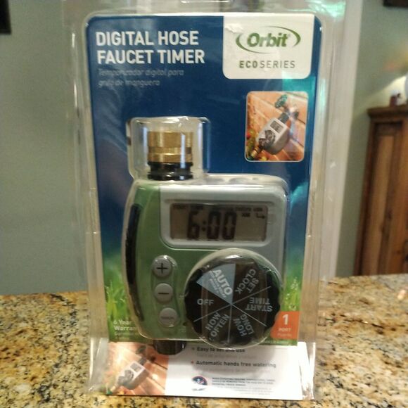 Orbit Digital Hose Faucet Timer 1 Port Water Timer - Model 62056 - Picture 1 of 10